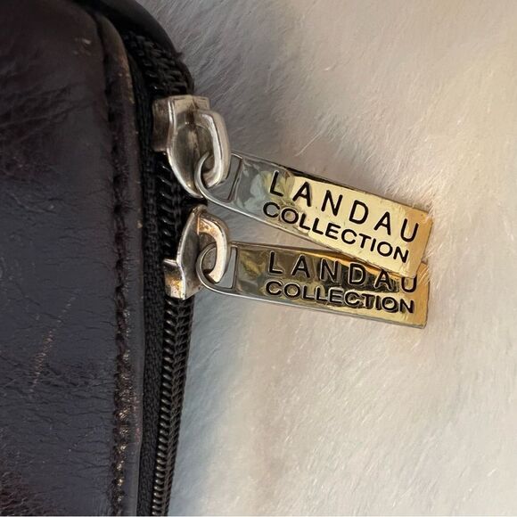 Landau Sacamoto brown leather backpack - Picture 12 of 14